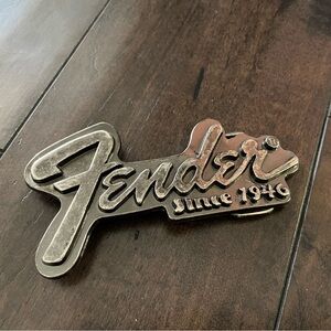 Fender Metallic Logo Belt Buckle